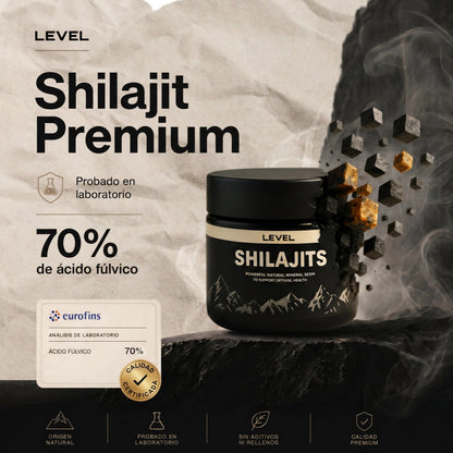 LEVEL Shilajits-Eleva tu rendimiento sexual en 7 días.